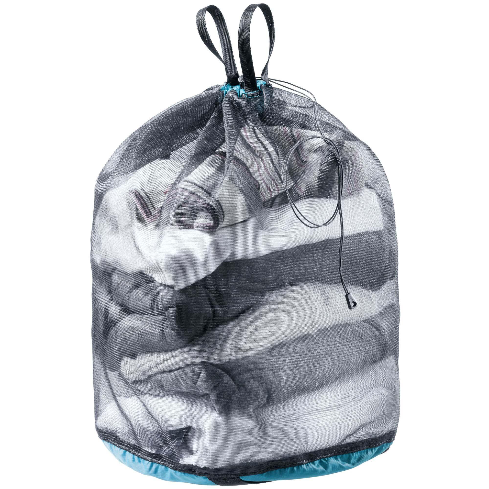 Worek do przechowywania Deuter Mesh Sack 10 10L lekki siateczkowy Petrol‑black