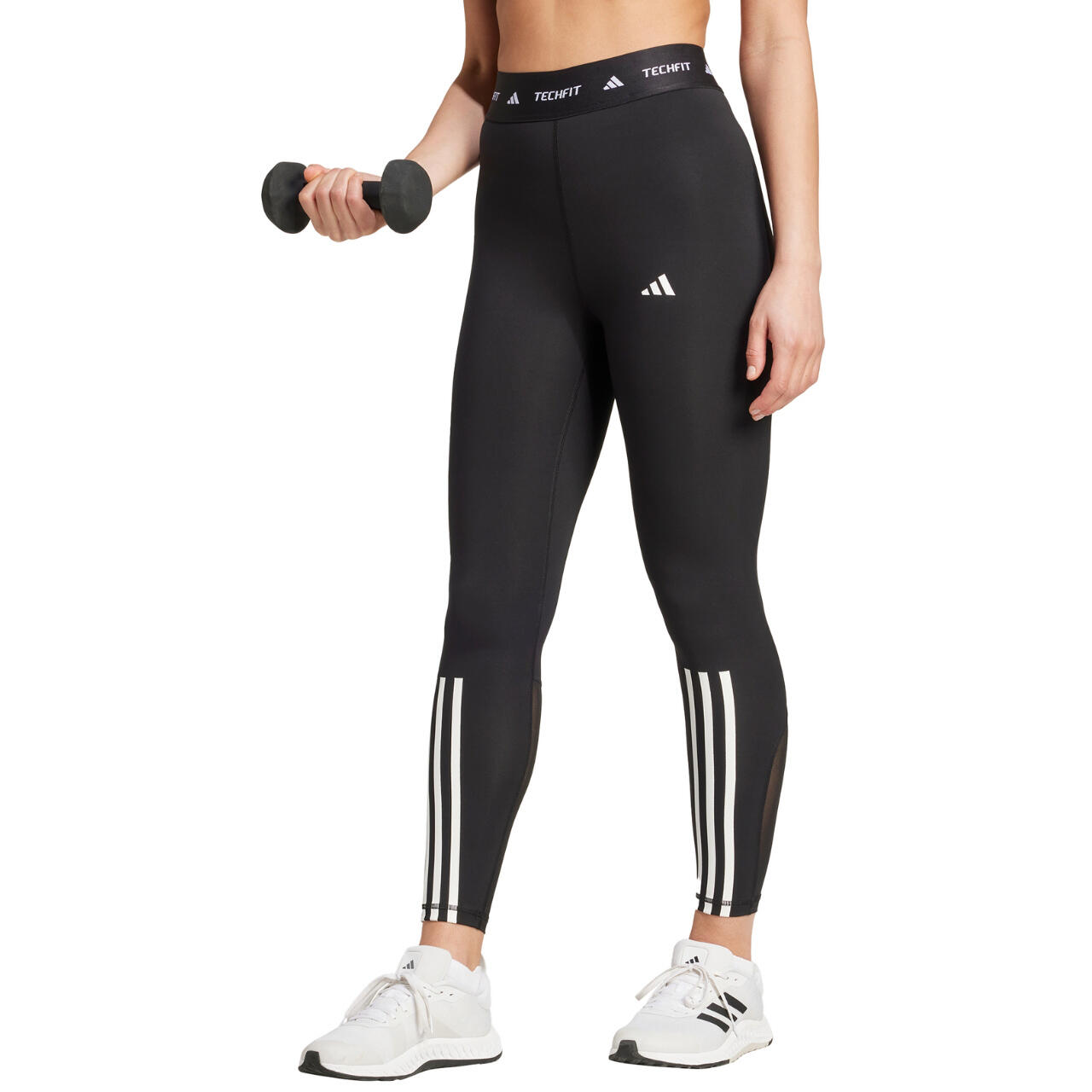 adidas Techfit Legginsy damskie 7/8, wysoka talia, mocno dopasowane