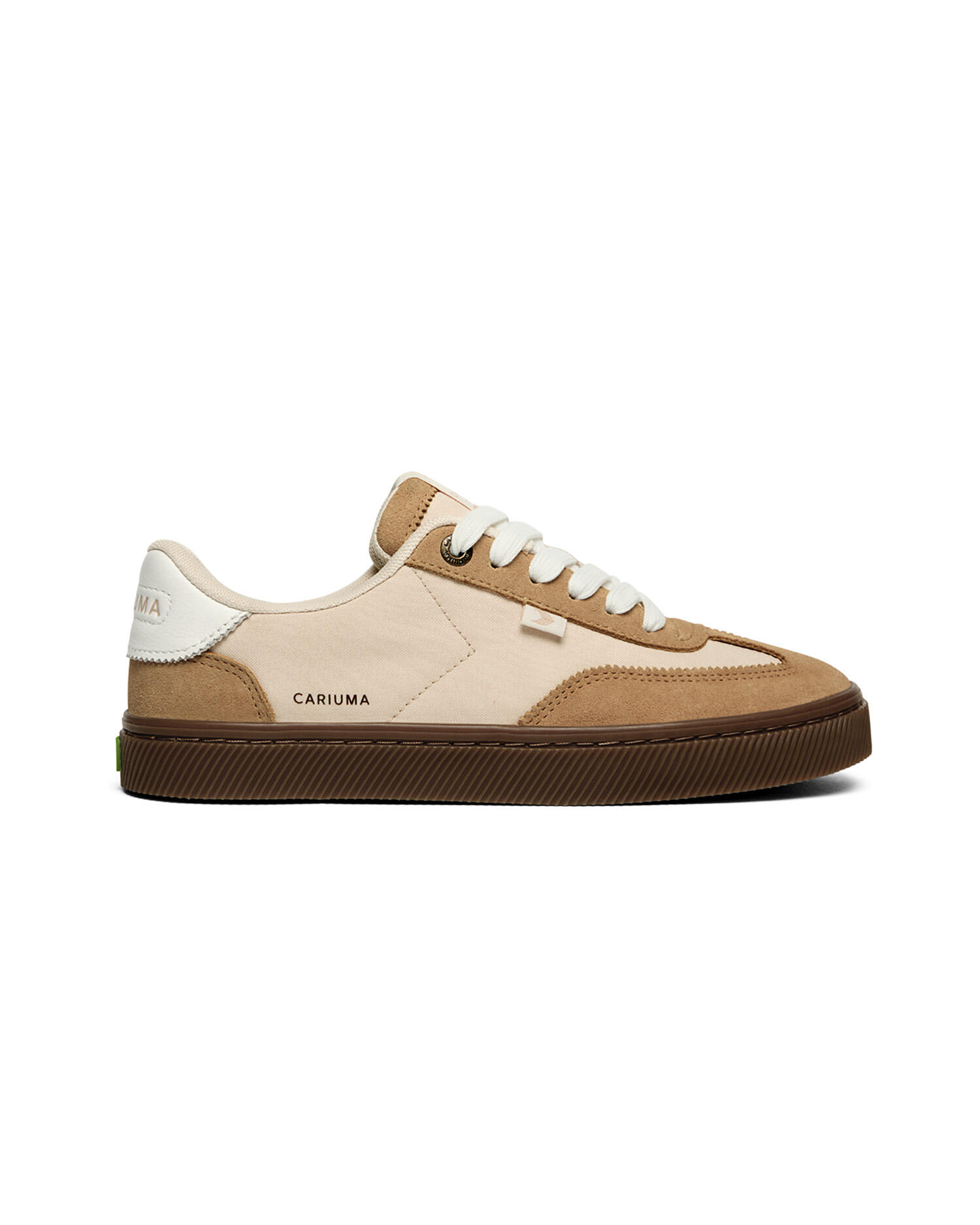 Sneakersy skórzane Cariuma TOCA Nylon Teak Light Cream Suede Latte
