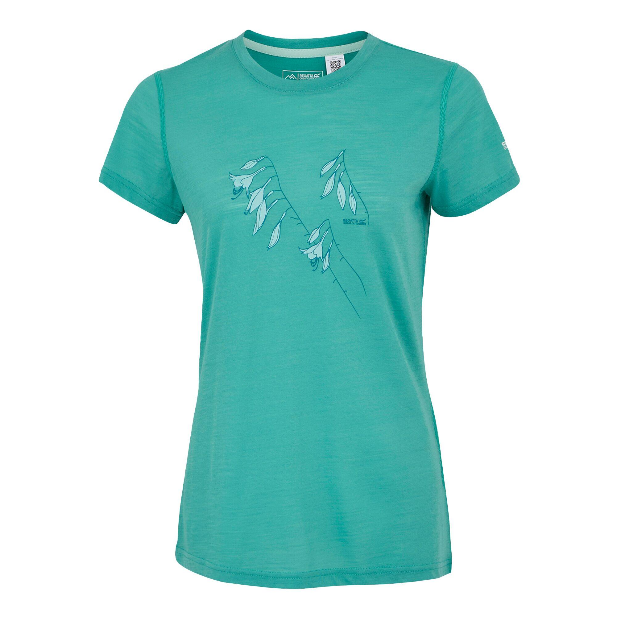 T-shirt Damski Kwiaty Escade