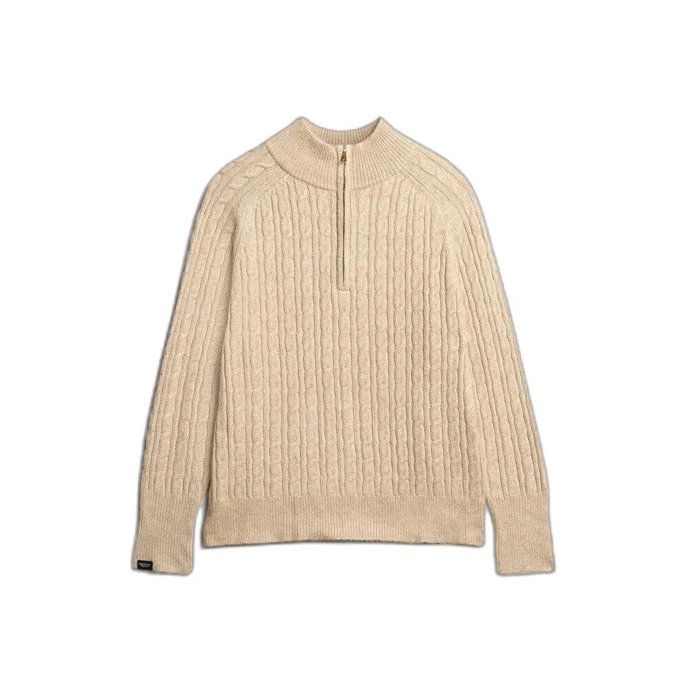 Sweter z golfem z miękkiej, skręcanej dzianiny dla kobiet Superdry