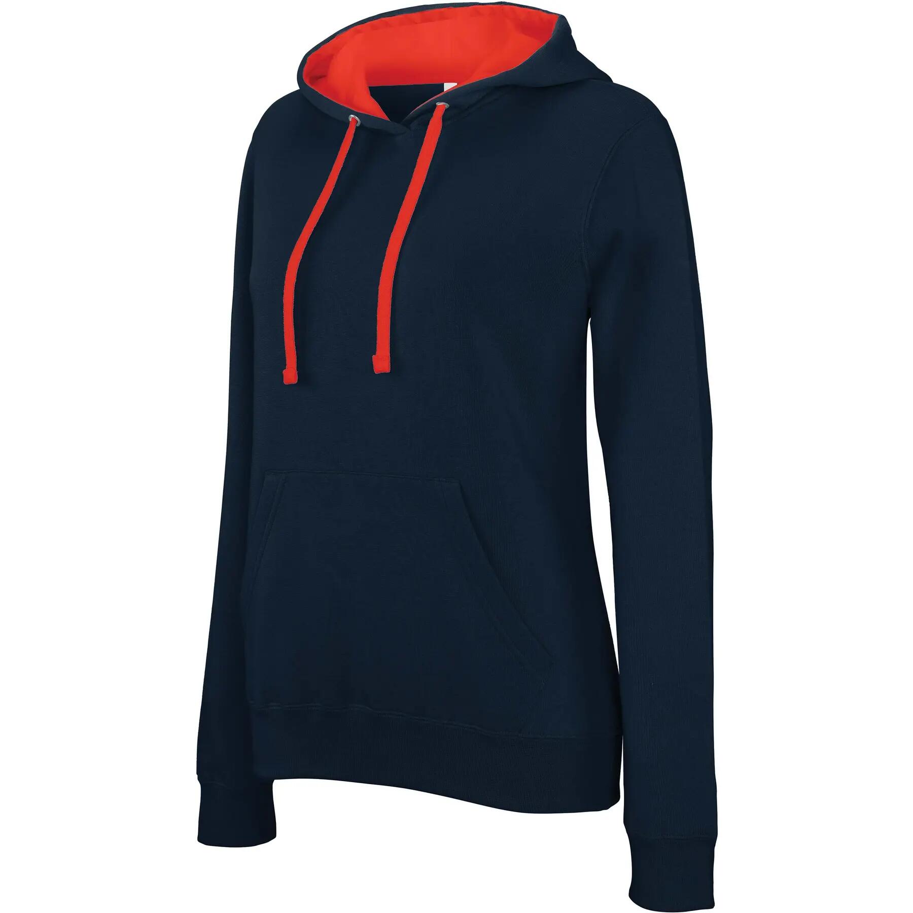 Bluza damska z kapturem Kariban Contrastée