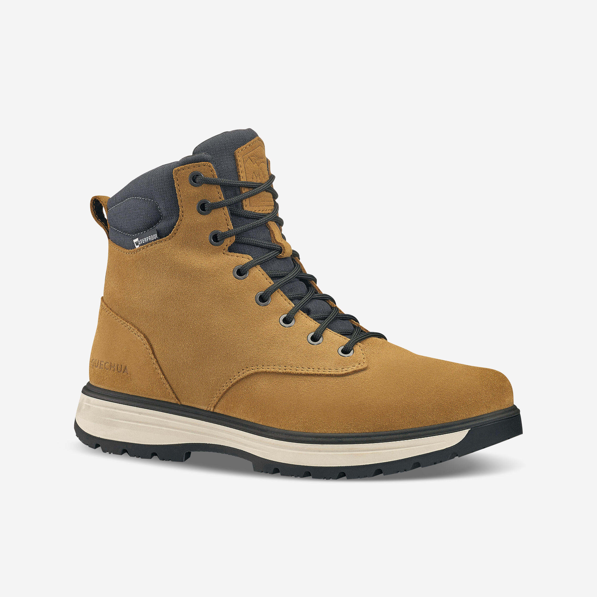 Buty turystyczne męskie Quechua NH500 wodoodporne skóra