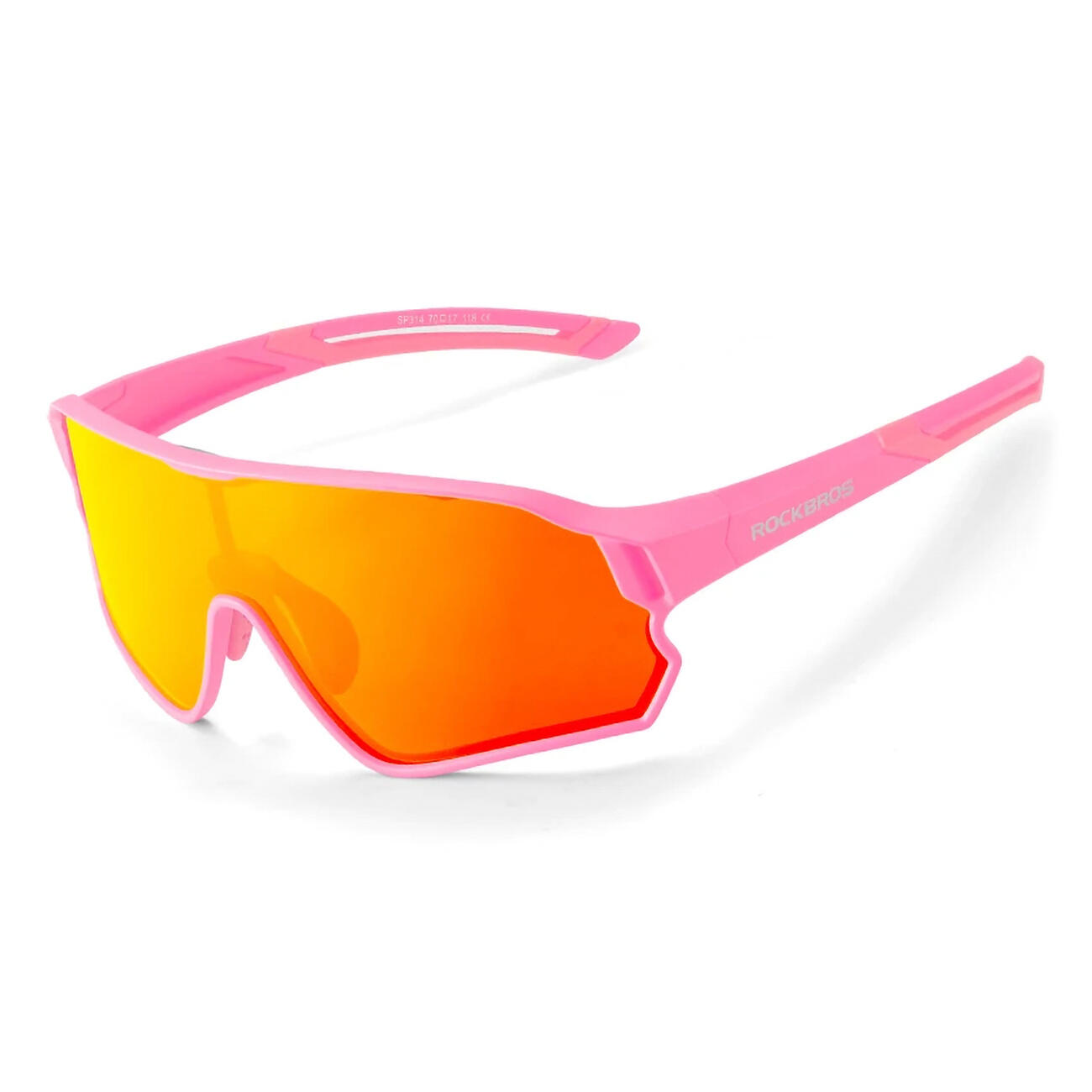 Okulary rowerowe dziecięce Rockbros polaryzacyjna uv400 regulowane noski