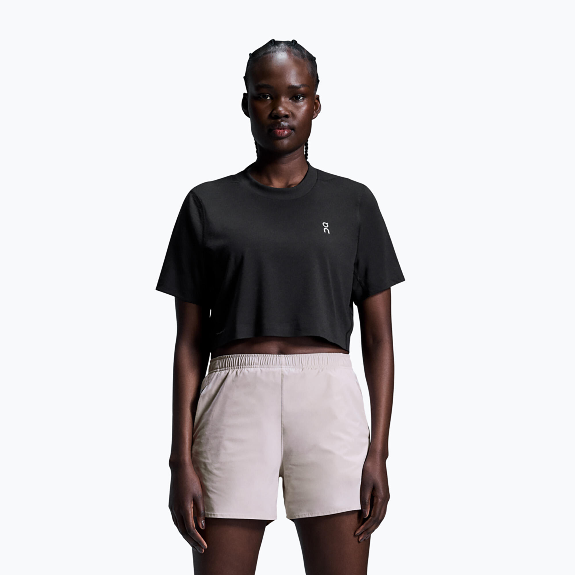 Koszulka treningowa damska On Train-T Crop black
