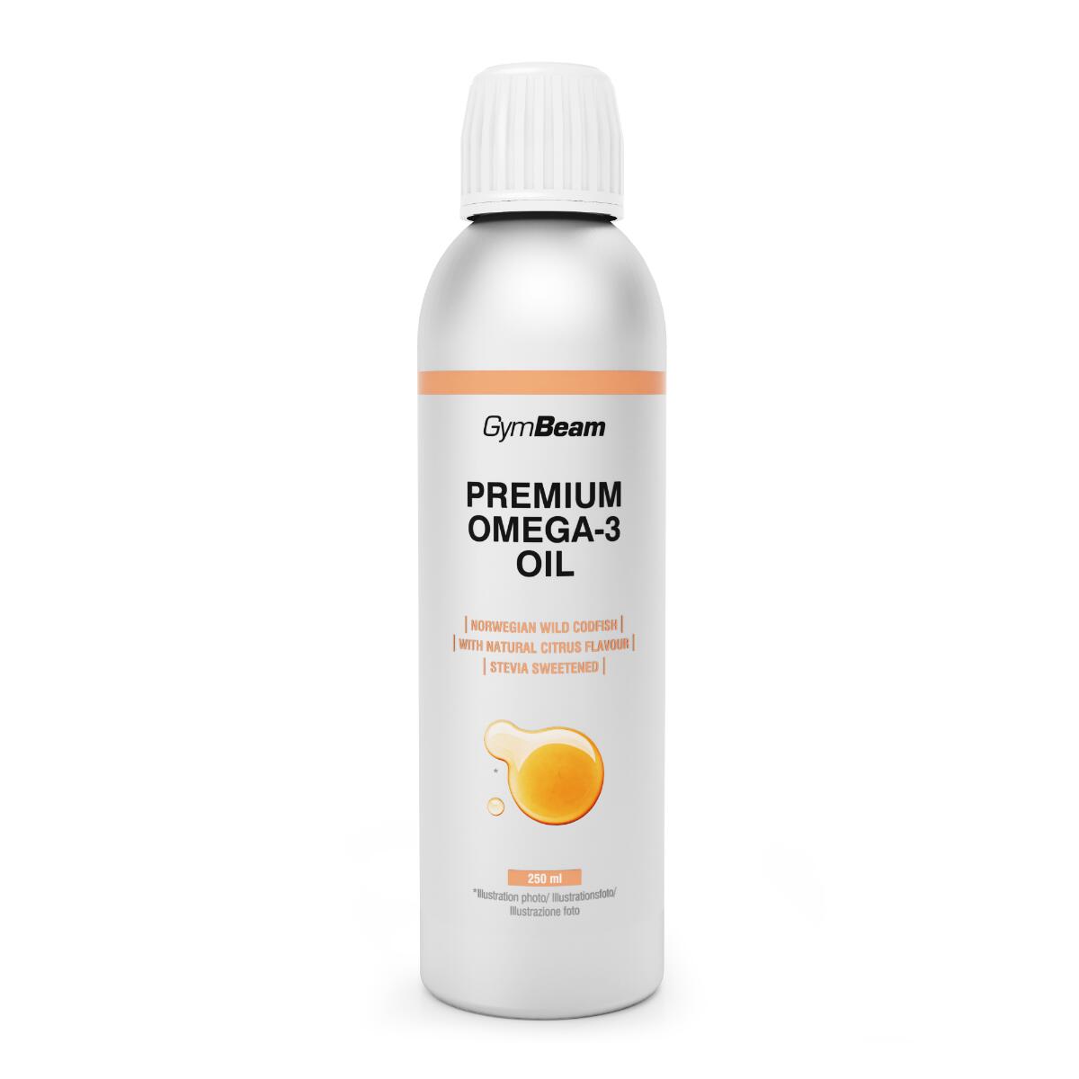 Olej rybny Premium Omega 3 płyn cytrusowy