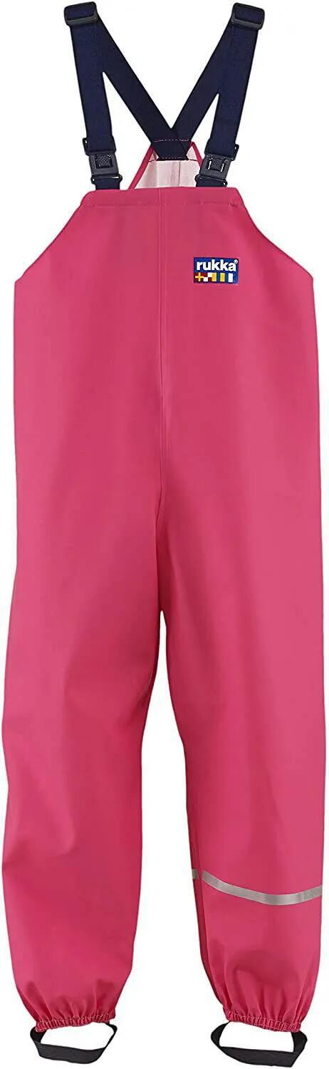 Spodnie dziecięce Rukka Rain Olkainhous Cranberry Pink