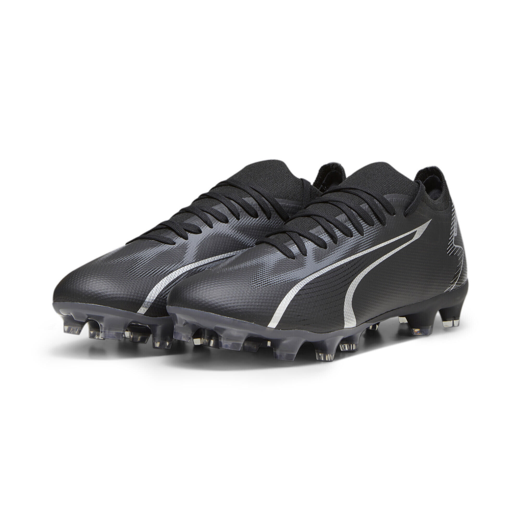 Buty piłkarskie Puma Ultra Match Fg-ag czarno-asfaltowo-czarne
