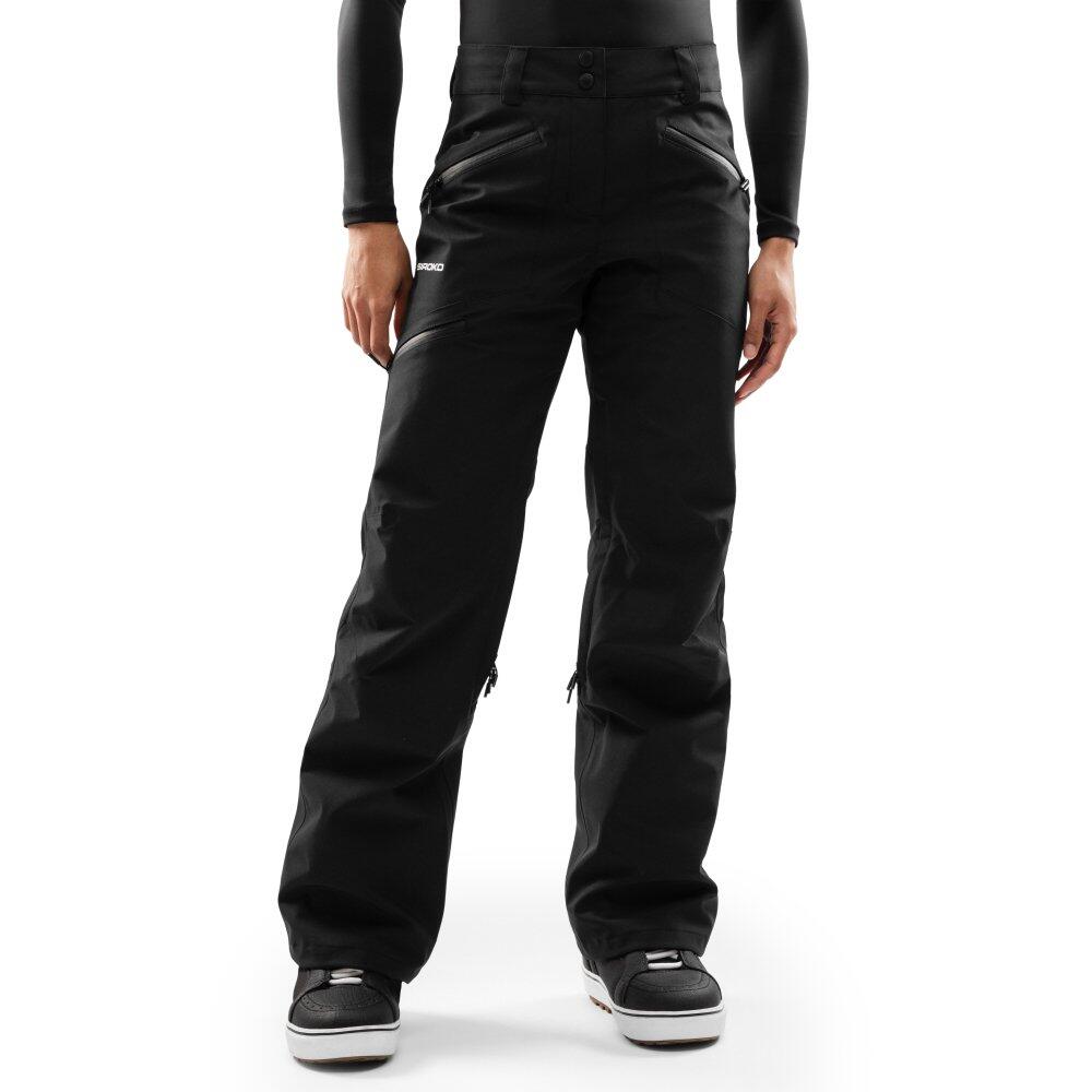 Damskie spodnie snowboardowe hardshell Siroko P5-W Aino Black