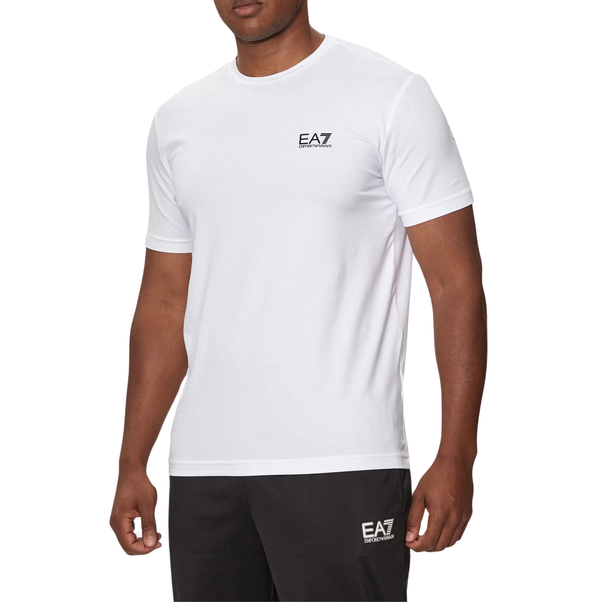T-Shirt Core Identity Rozmiar M Biały - 8NPT26PJVQZ-1100