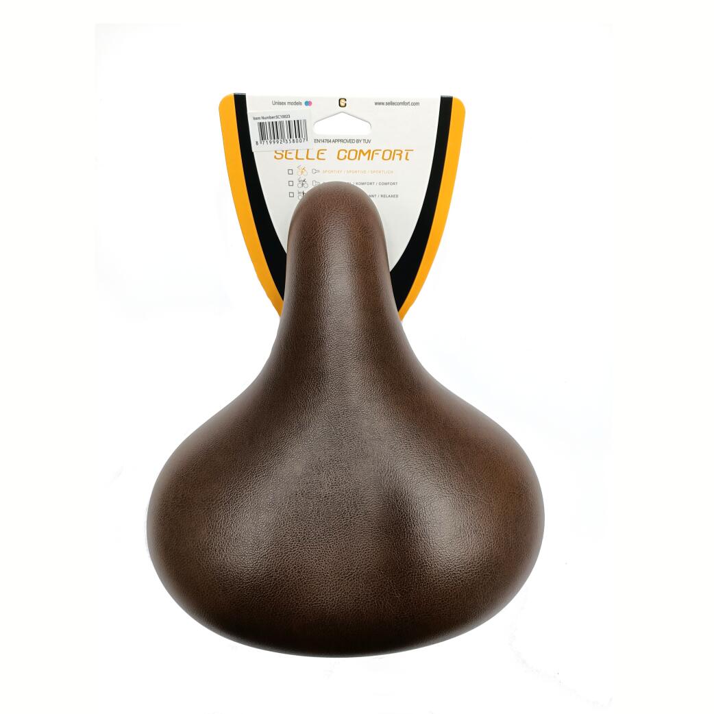 Selle Comfort Classic Retro siodełko brąz zawieszenie elastomerowe