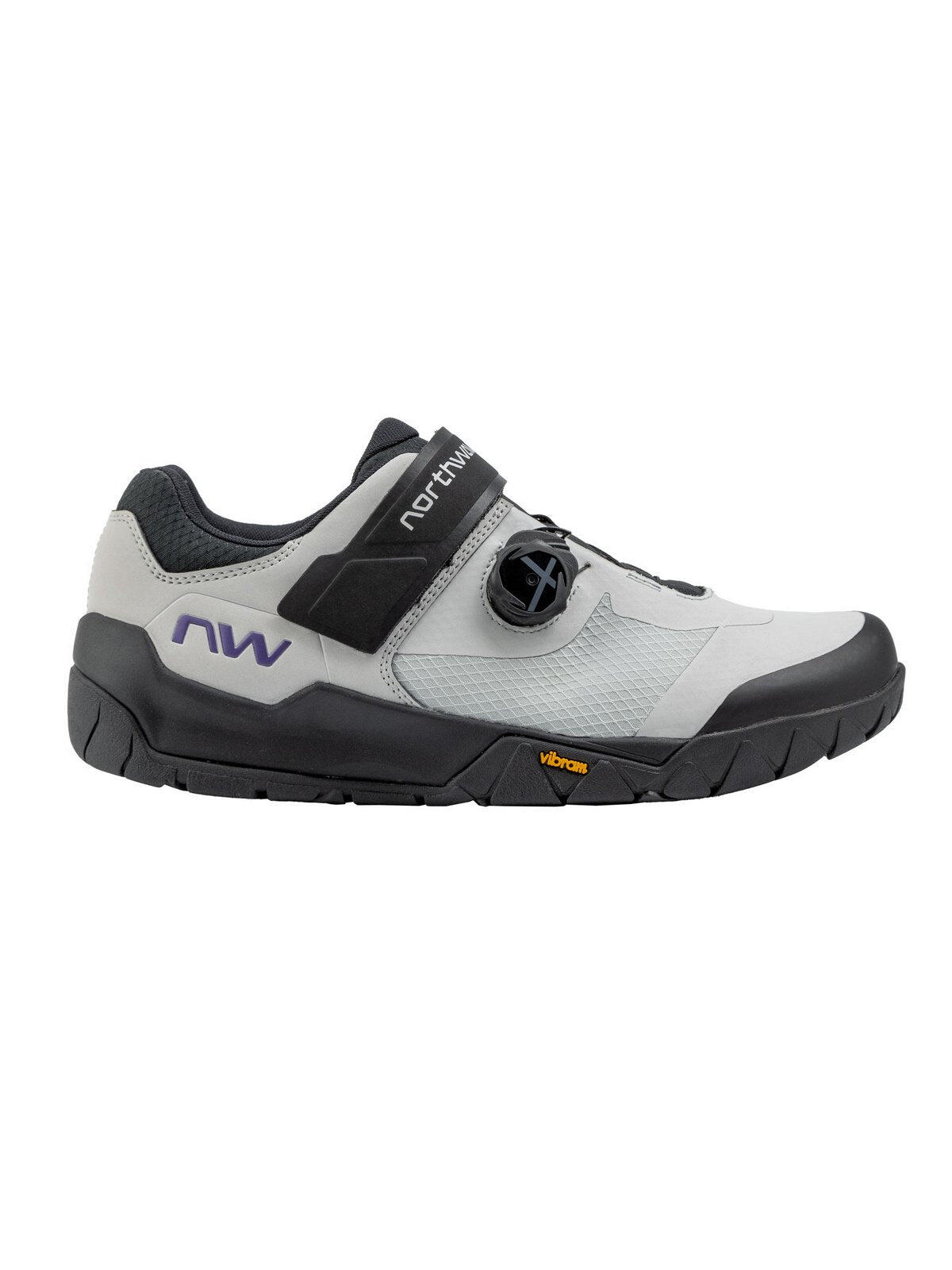 Buty rowerowe MTB męskie NORTHWAVE Overland Plus szaro fioletowe