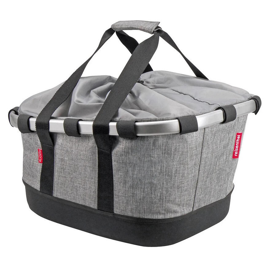 Bikebasket GT dla Racktime, kolor twist silver