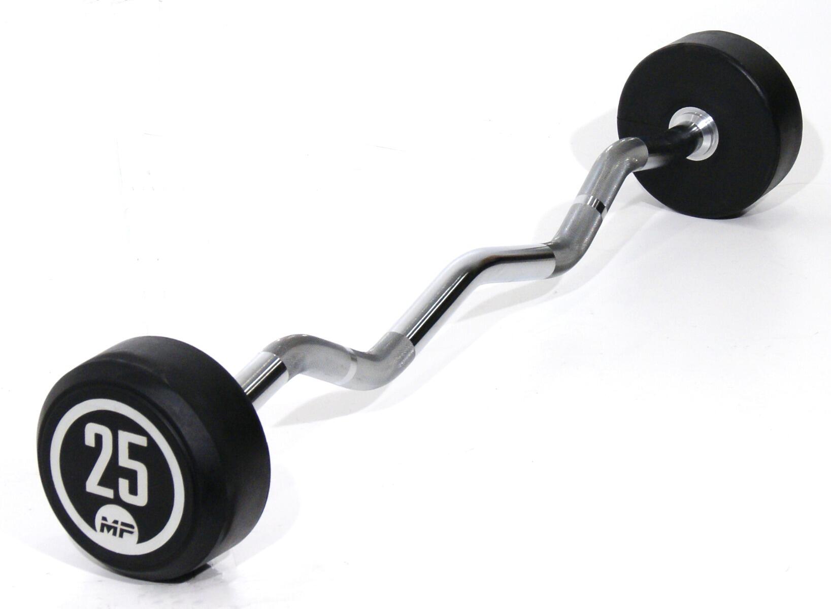 Stały Drążek Łamany z Gumą - 25 kg