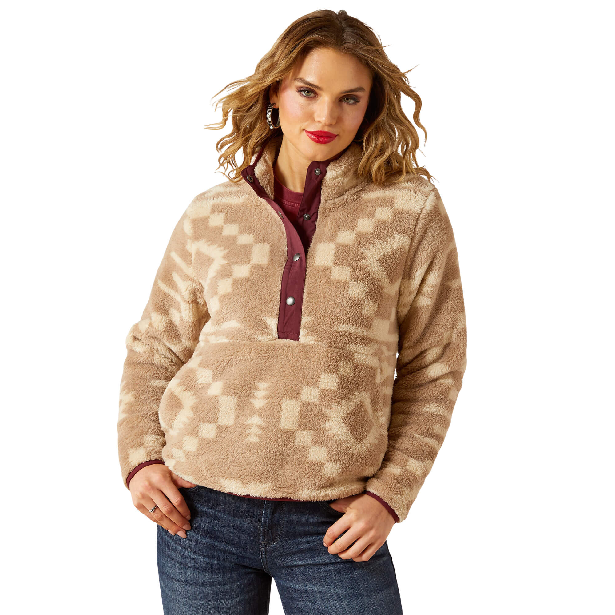 Bluza damska Ariat Berber Snap Front