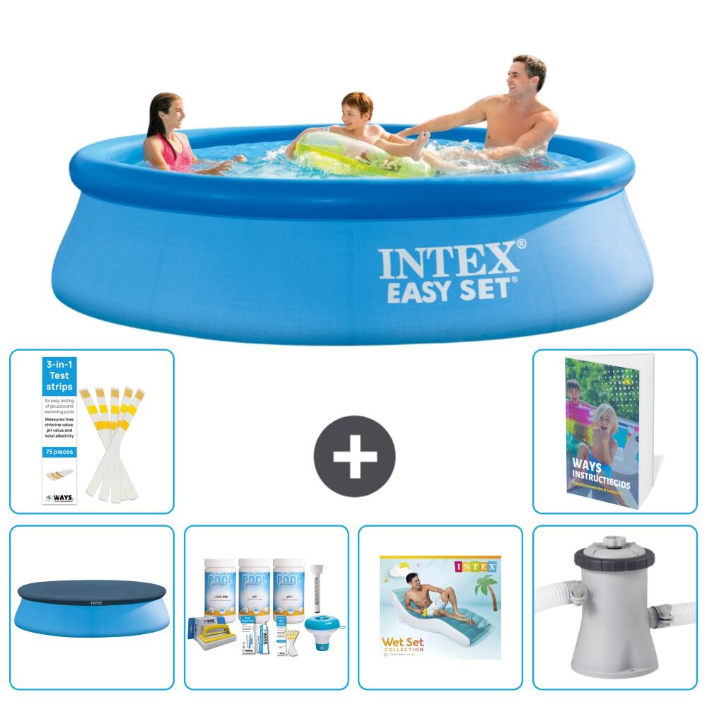 INTEX Basen Easy Set Okrągły - 305x76 cm - 7-częściowy S172