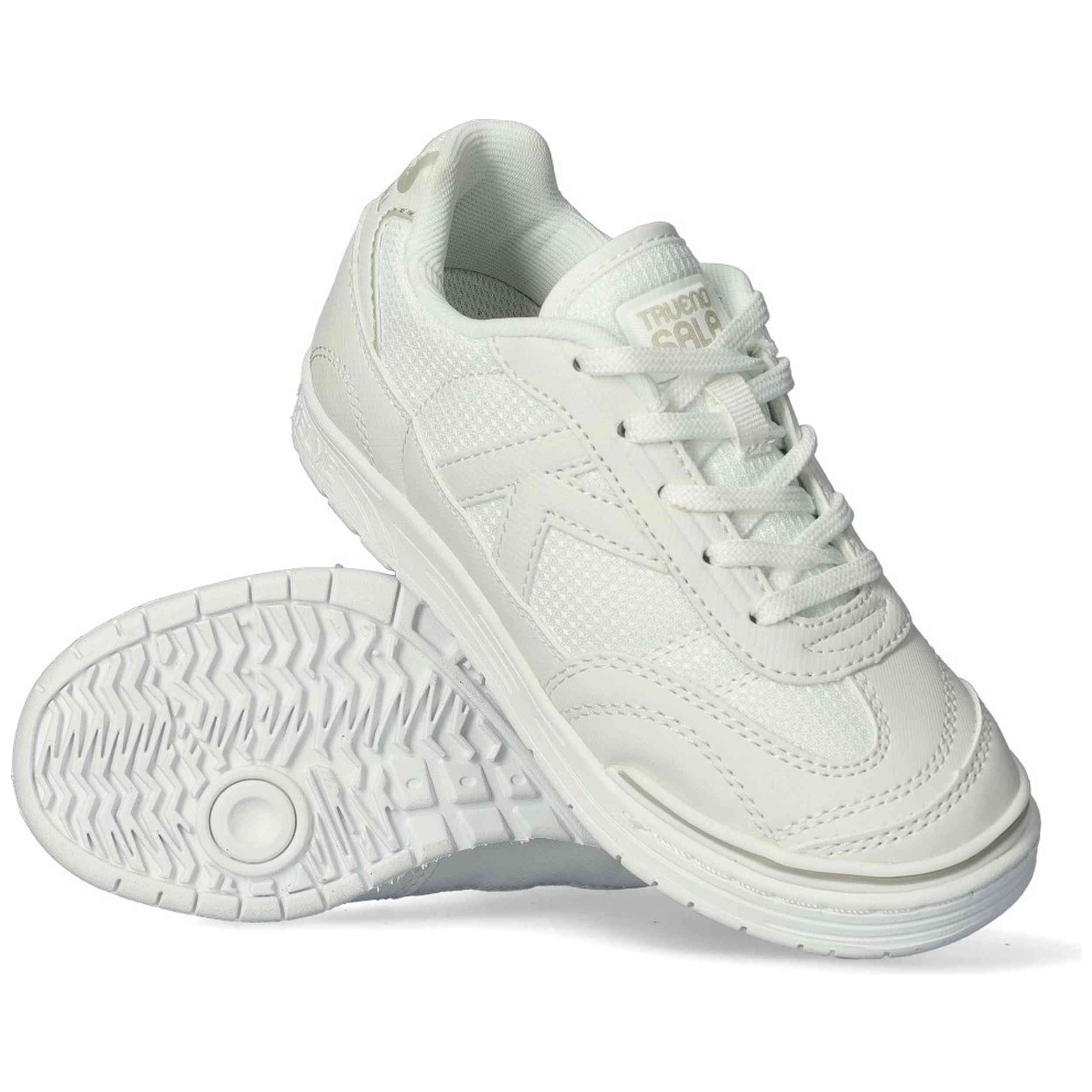 Kelme Zapatillas De Niño Trueno Lace Blanco Unisex Kids