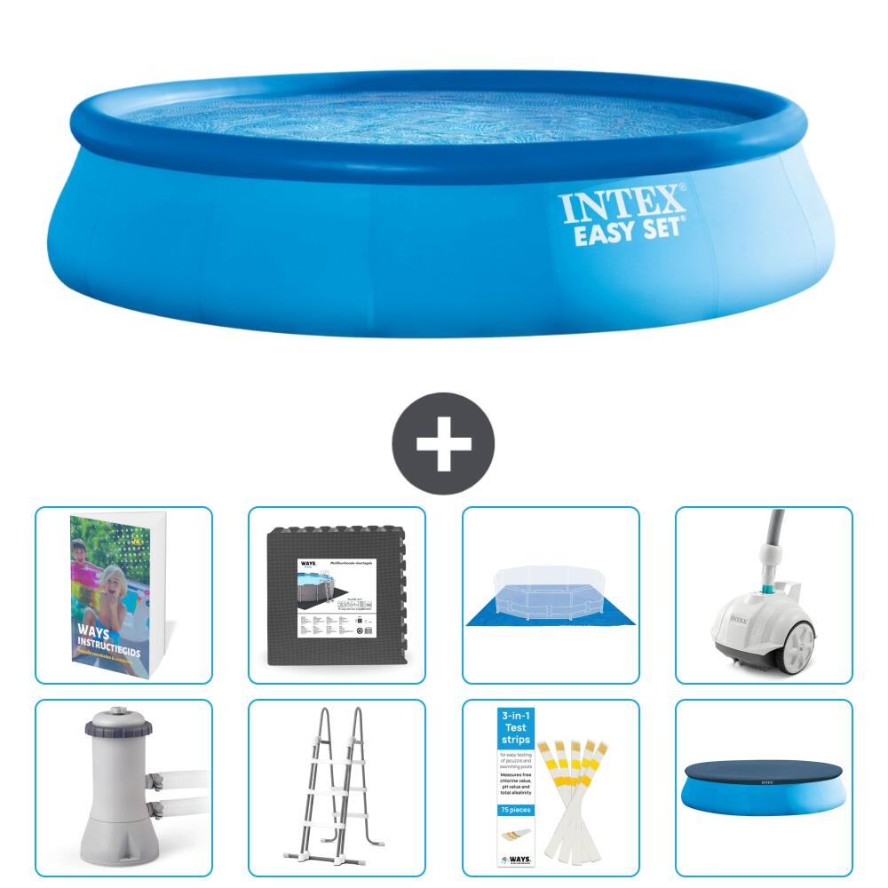 INTEX Basen Easy Set Okrągły - 457x107 cm - 9-częściowy S610
