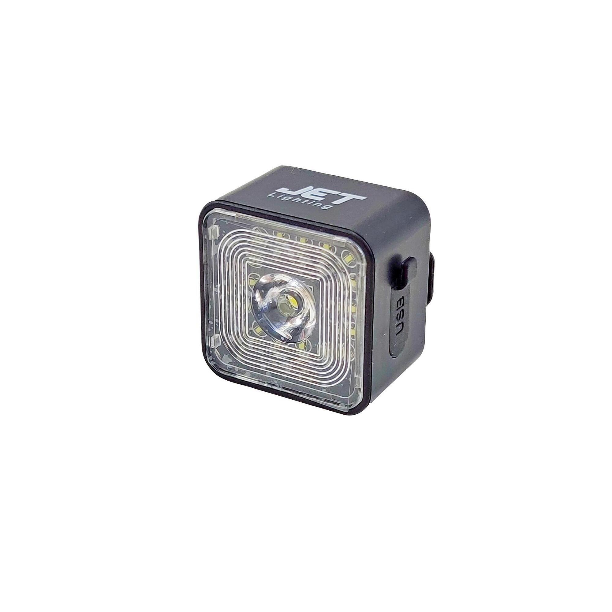 Lampa przód JET AU136F CUBE 30-100 lumenów USB