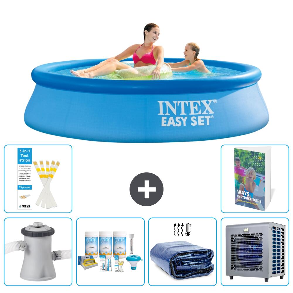 INTEX Basen Easy Set Okrągły - 244x61 cm - 7-częściowy S302