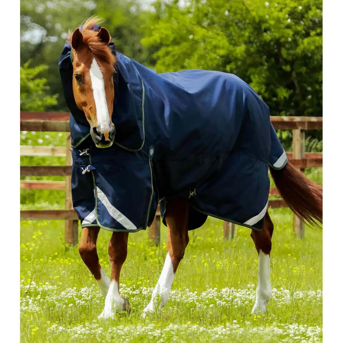 Derka zewnętrzna dla koni z osłoną szyi Premier Equine Titan 40 g