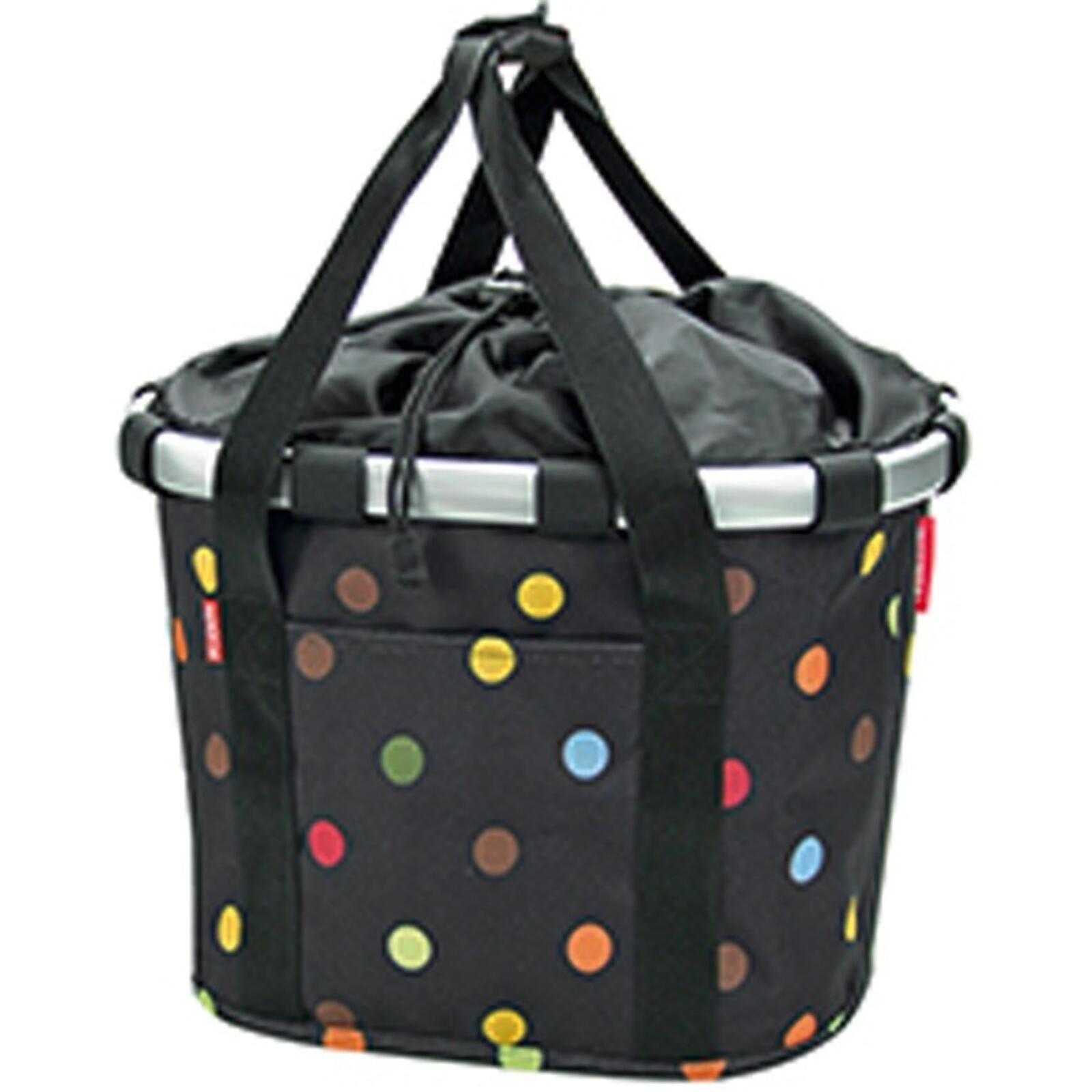 Przedni koszyk rowerowy „Bike Basket”, kropki