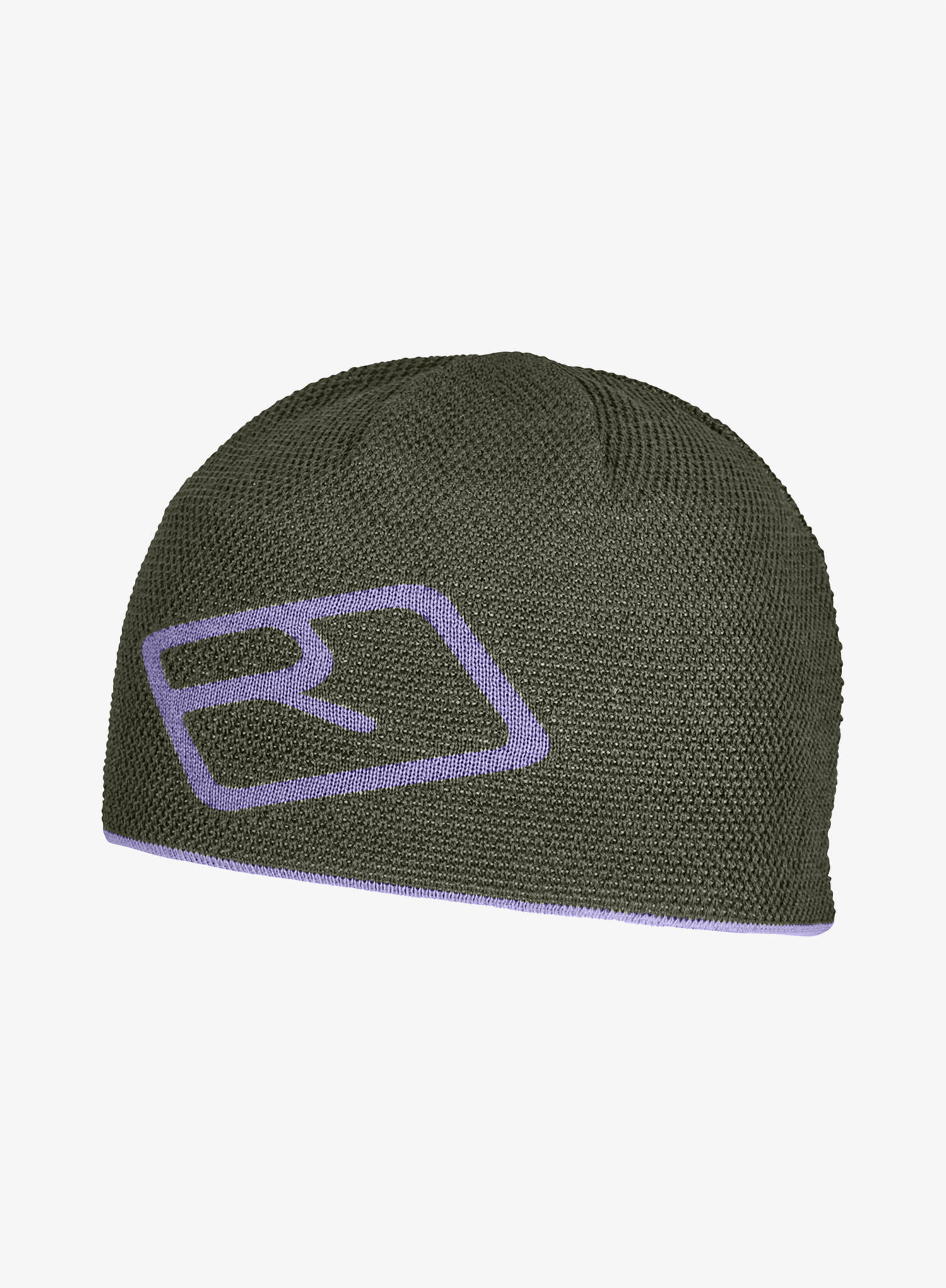 Czapka zimowa Ortovox Merino Logo Knit Beanie - dark wild herbs