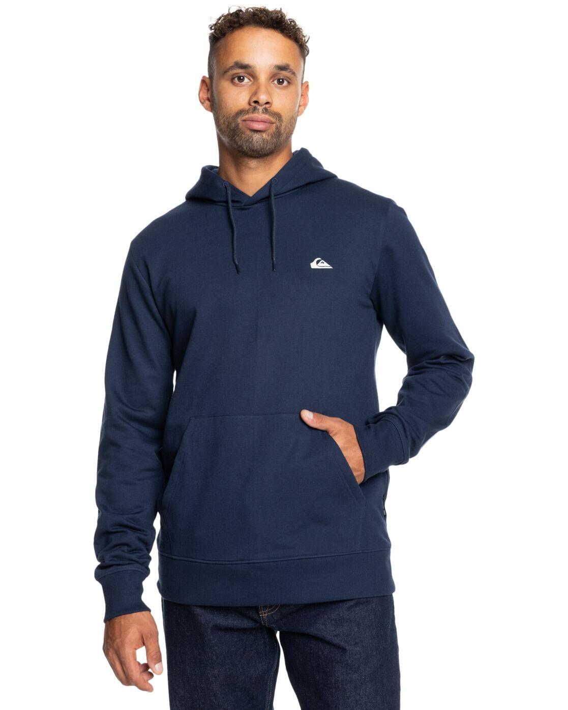 Bluza z kapturem dla Mężczyzn BASIC Niebieski