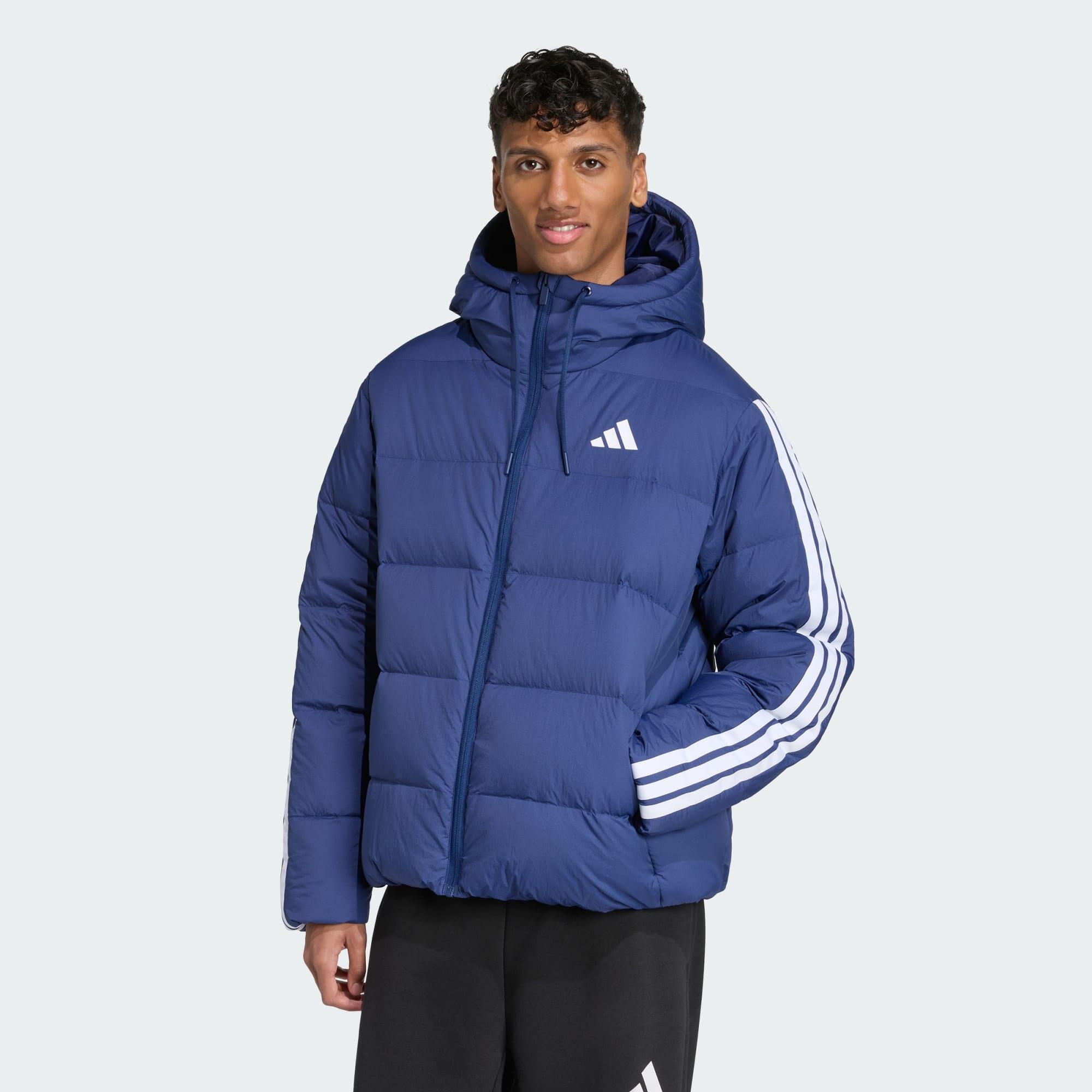 Puchowa kurtka z kapturem Essentials Climawarm z 3 paskami