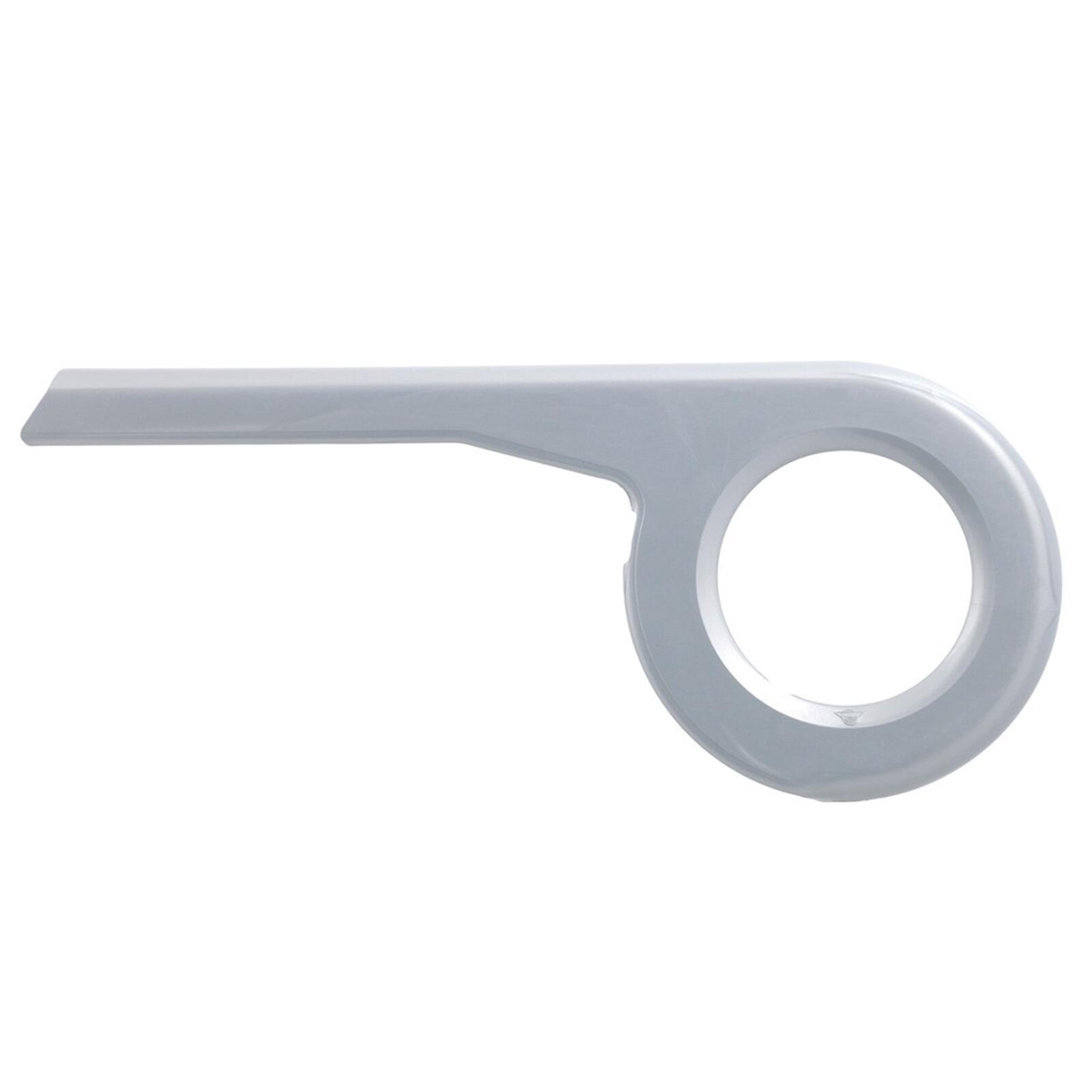 Osłona łańcucha Hebie 381/385, plastikowa, do 48 zębów, srebrna