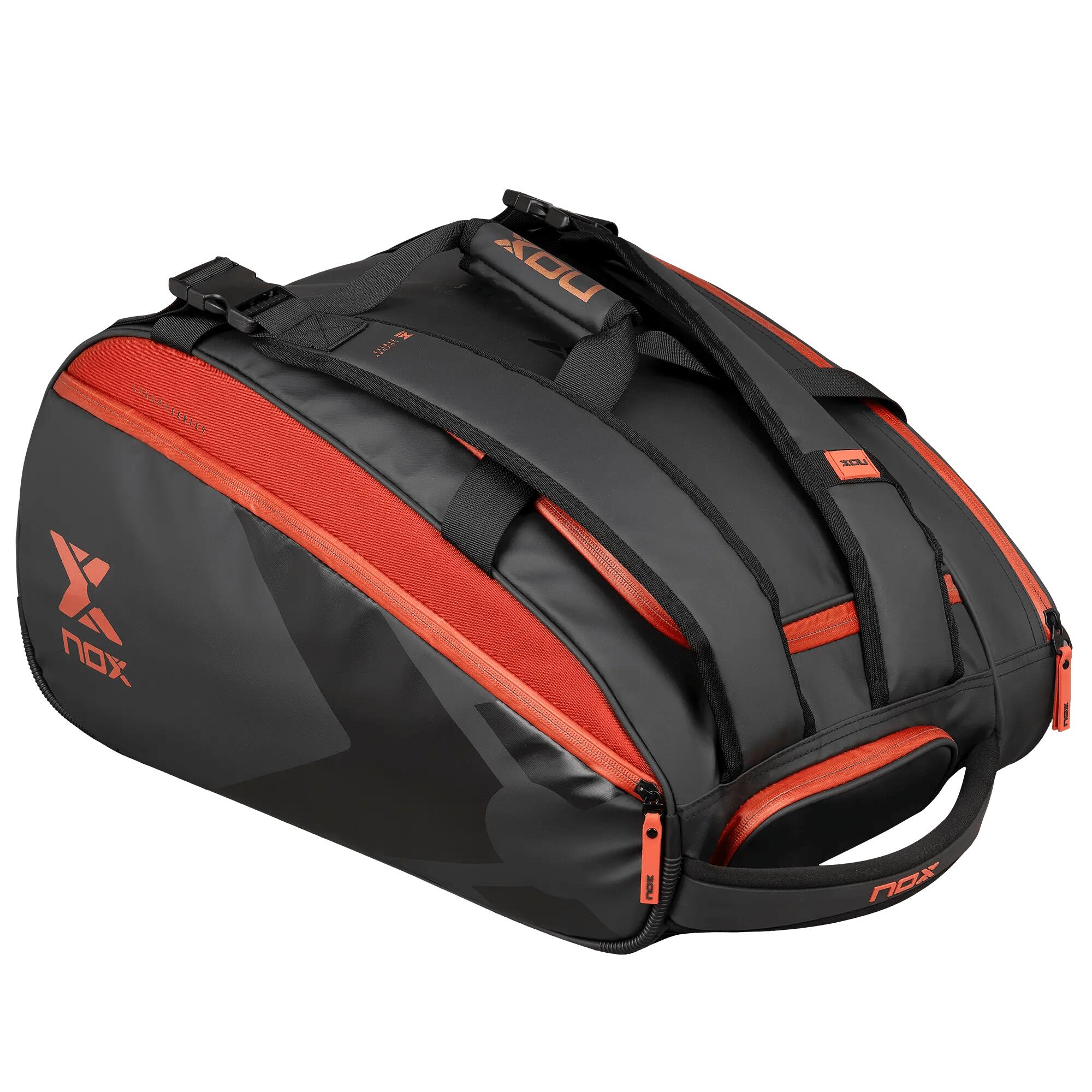 NOX LUXURY Open Series Negro/Rojo 2024 (Paletero)