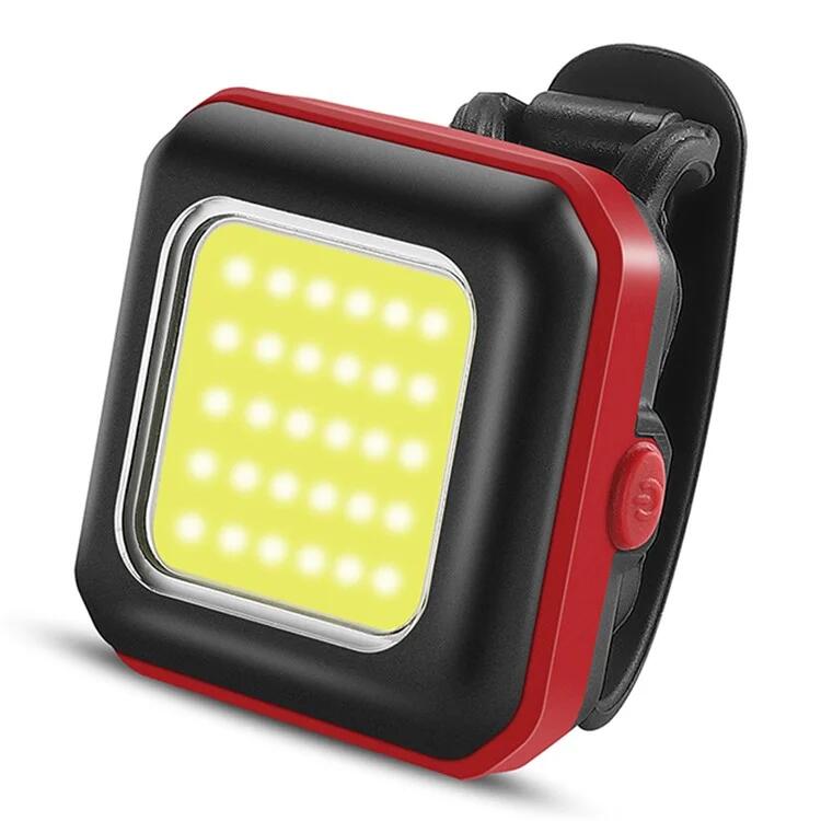 Lampka rowerowa LED - Czerwone światło przednie / Białe światło