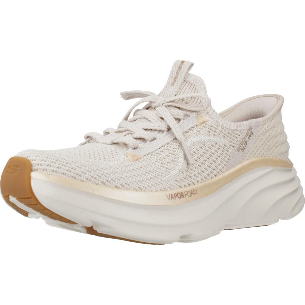 Buty SKECHERS SLIP-INS DLUX VAPOR EVENING Beżowy