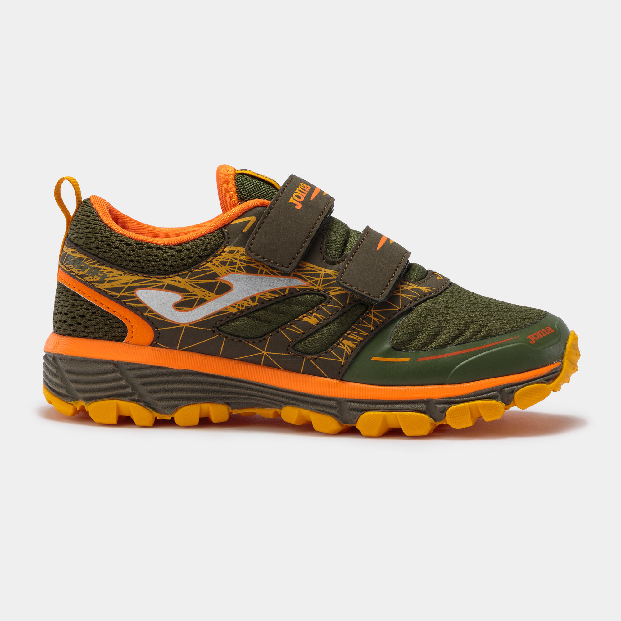 Buty szlakowe dla dzieci Joma Sima Jr - Khaki / Pomarańczowy  Rozmiar 30