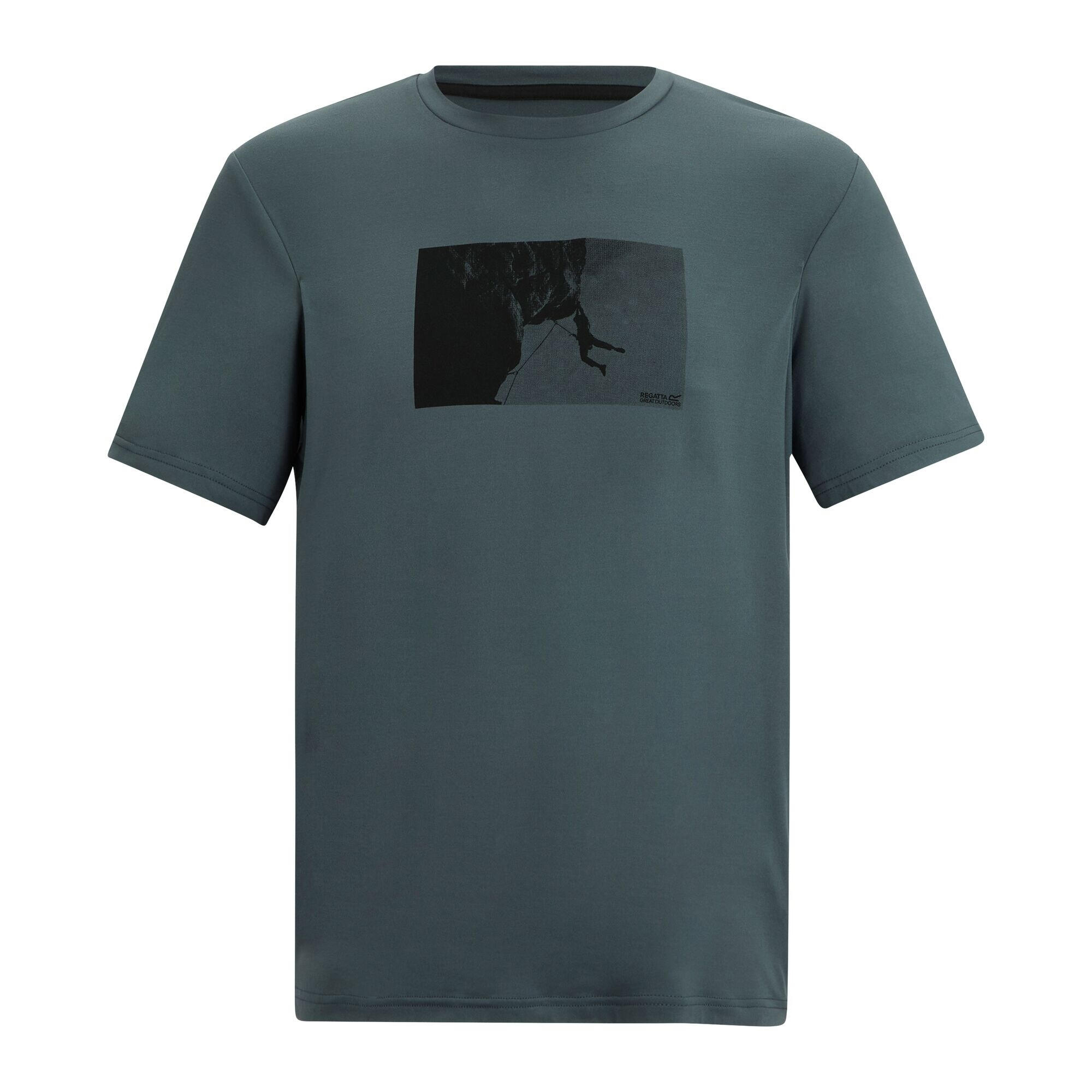 T-shirt Męski Wspinaczka Górska Fingal