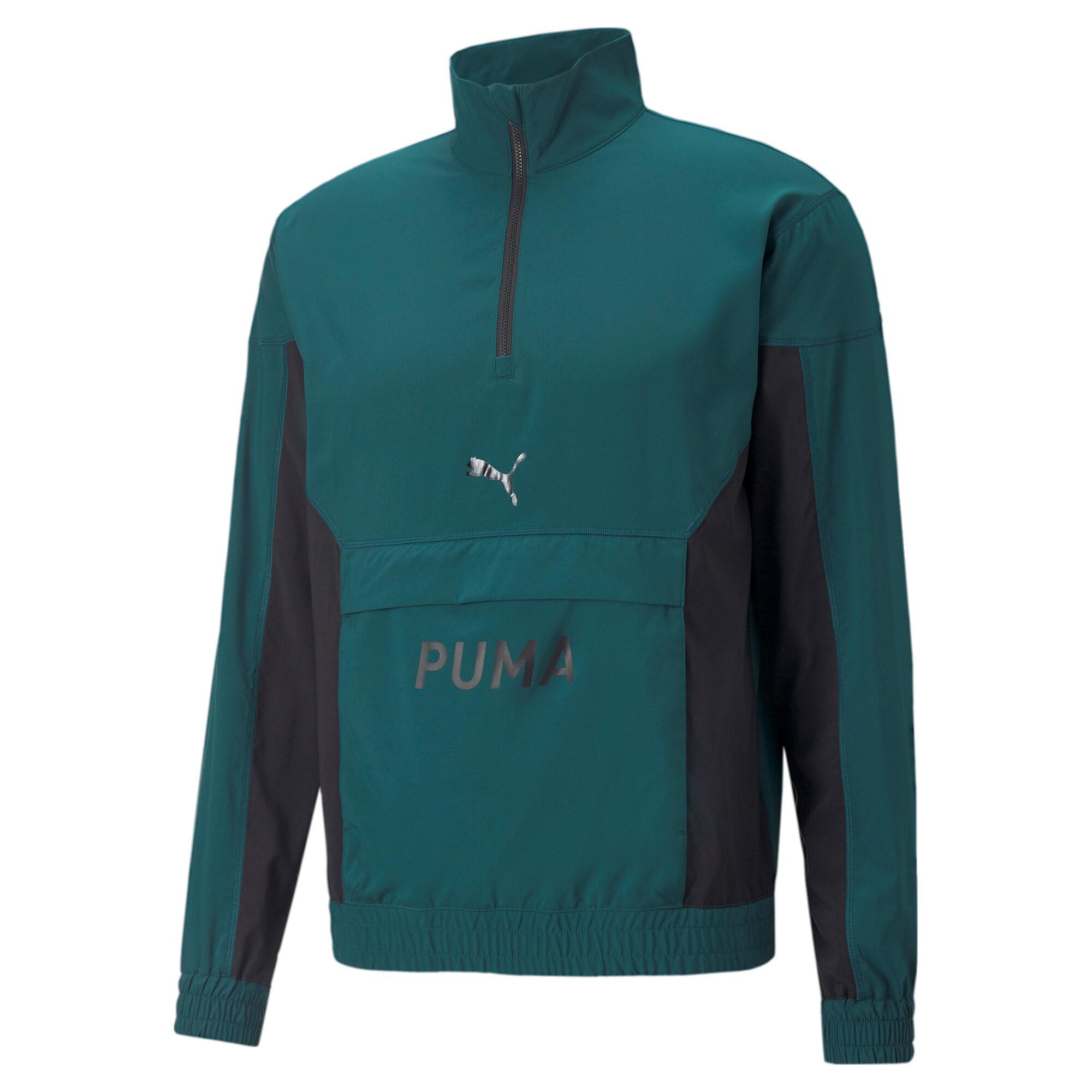 Kurtka treningowa męska PUMA FIT Woven 1/2 ZIP