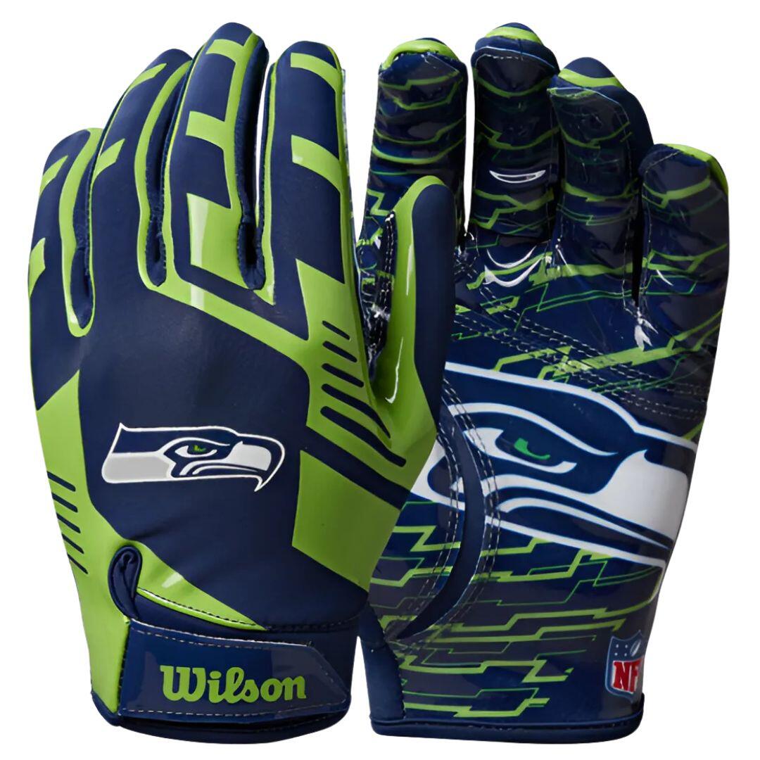 Dziecięce rękawice do futbolu amerykańskiego nfl Seattle Seahawks
