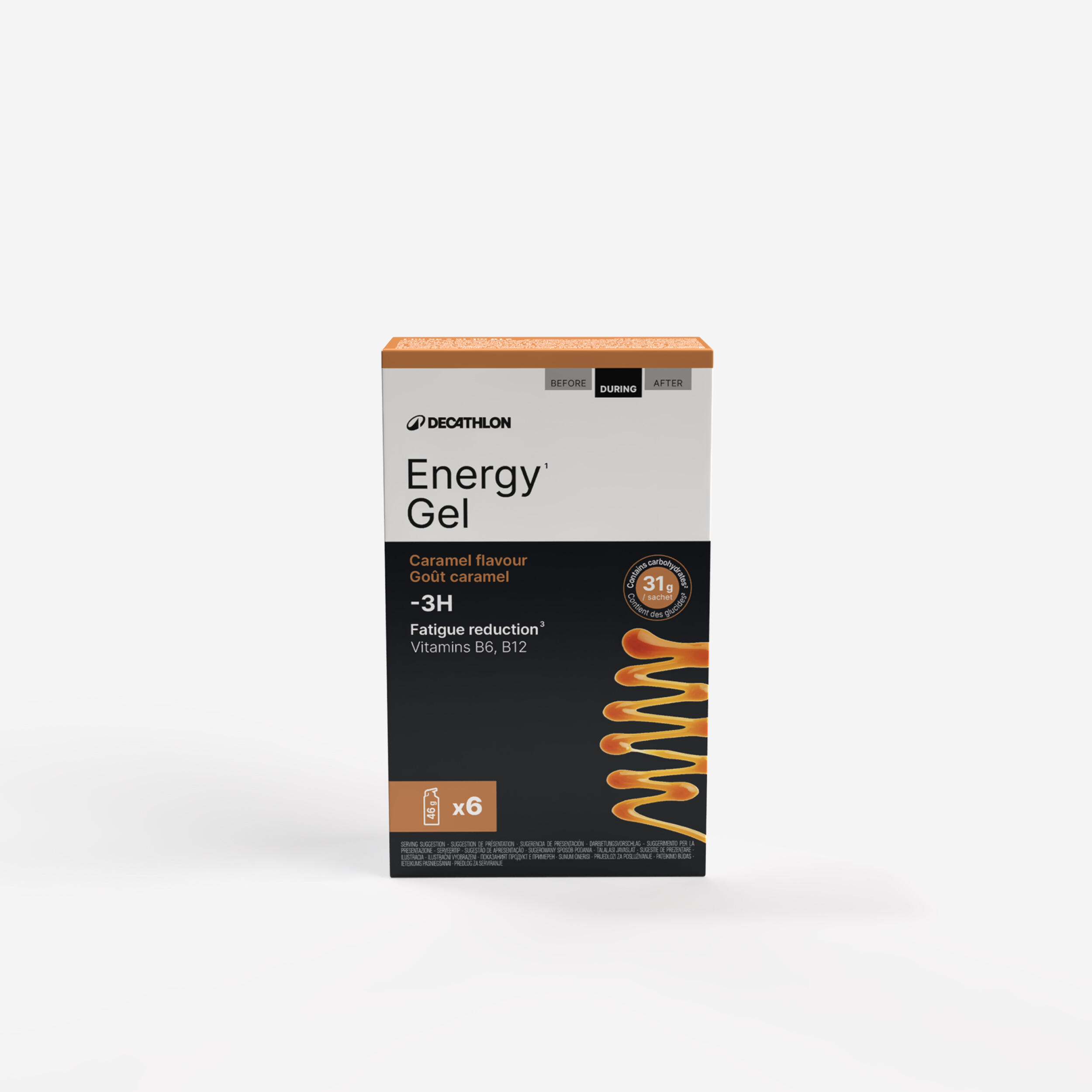 Żel energetyczny Energy Gel słony karmel x6 wysiłek poniżej 3h