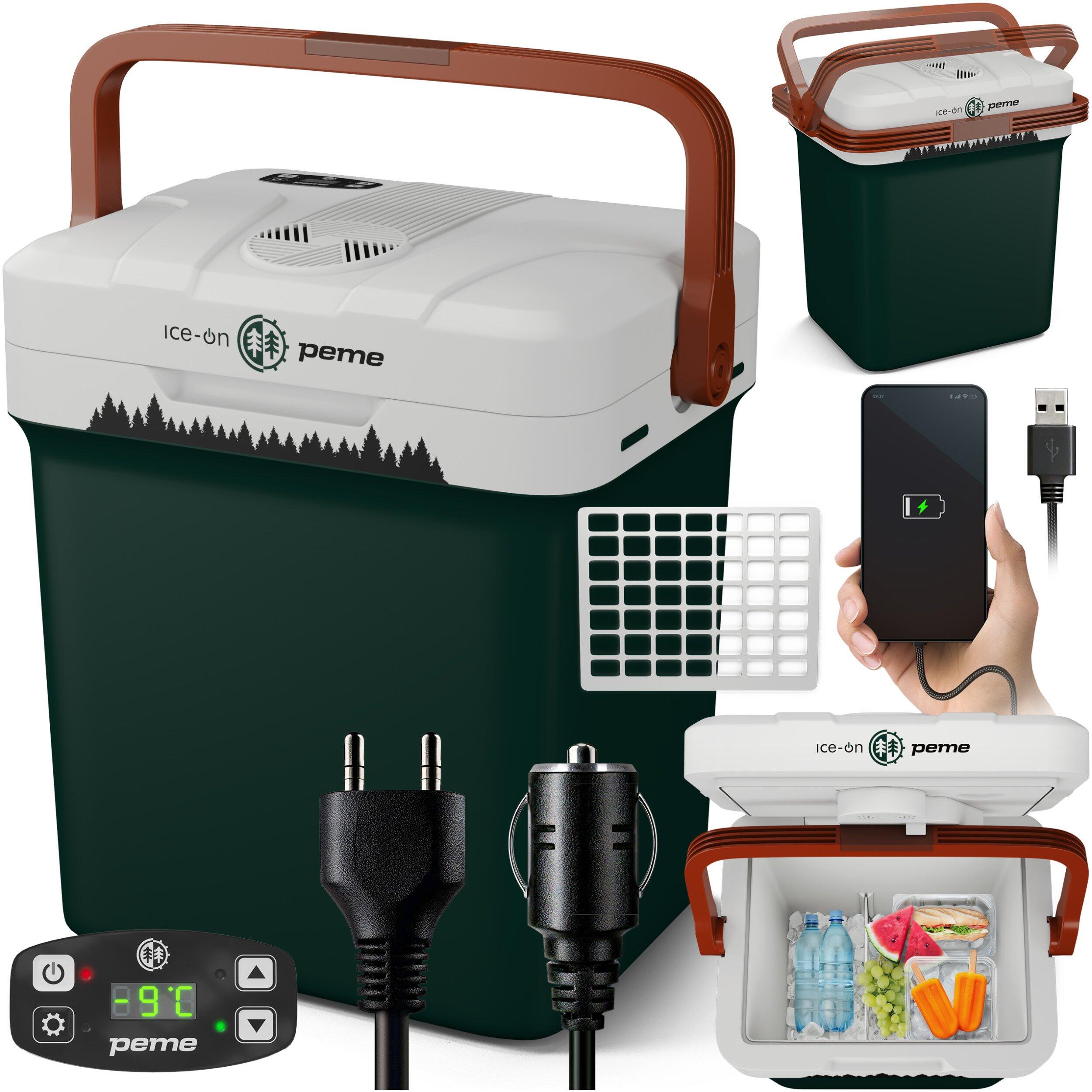 Lodówka turystyczna kempingowa przenośna samochodowa Ice-on 23L 12/230v kemping