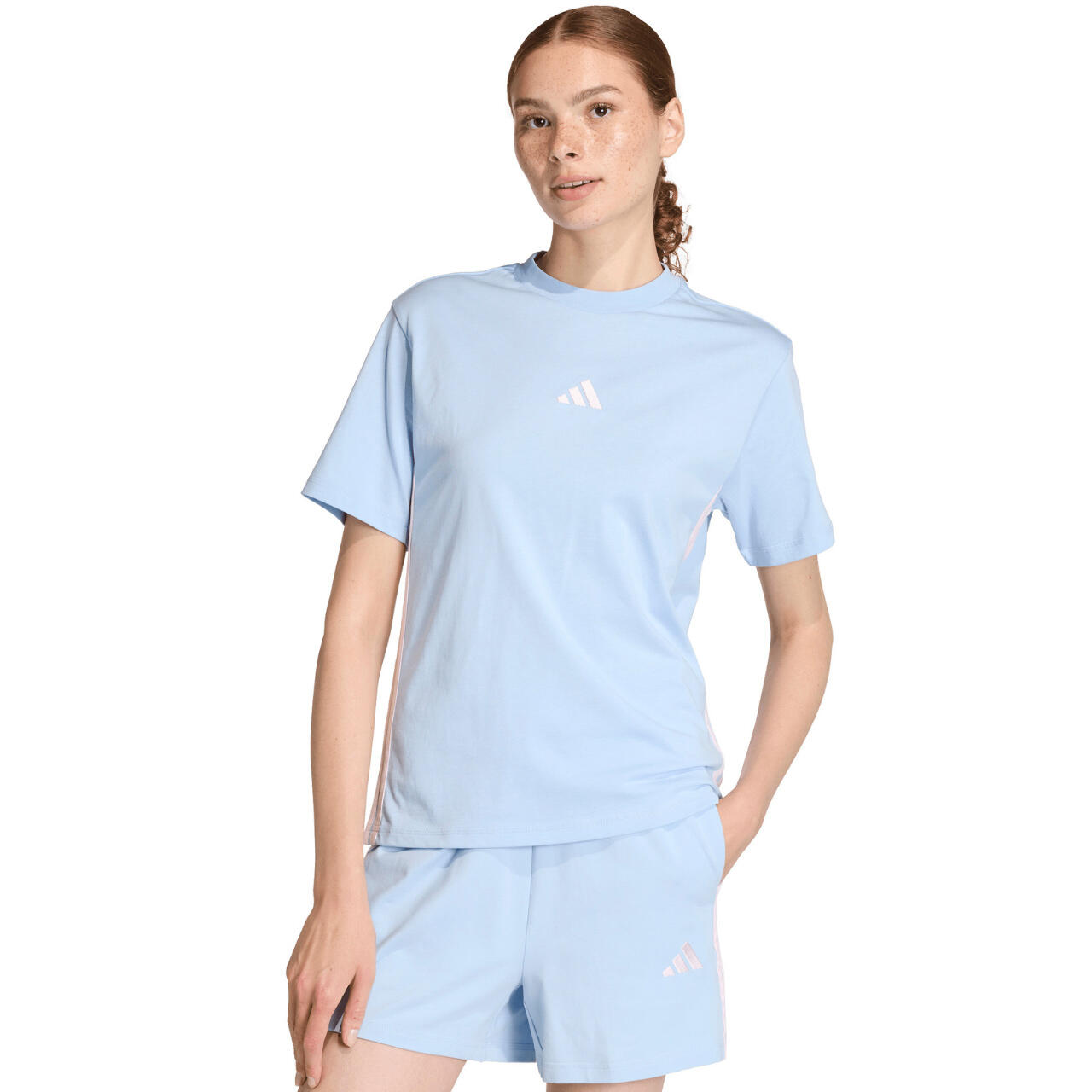 Damska Koszulka adidas Essentials 3-Stripes Cotton Lifestyle