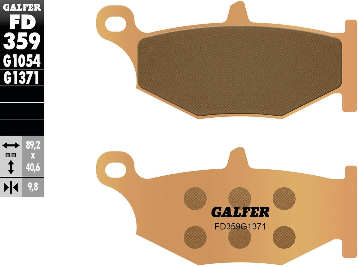GALFER FD359 G1371 klocki hamulcowe sinter metal