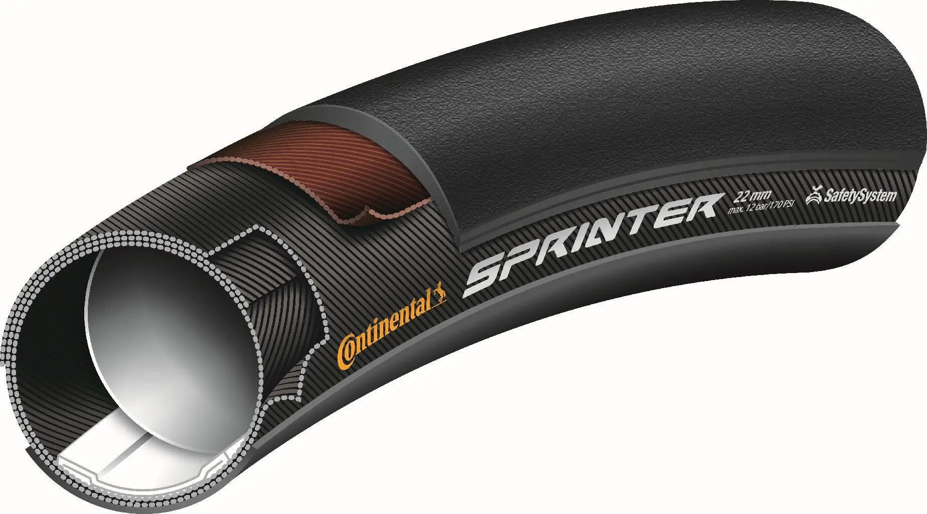 Continental Sprinter 26x22 mm opona tubularna szosowa