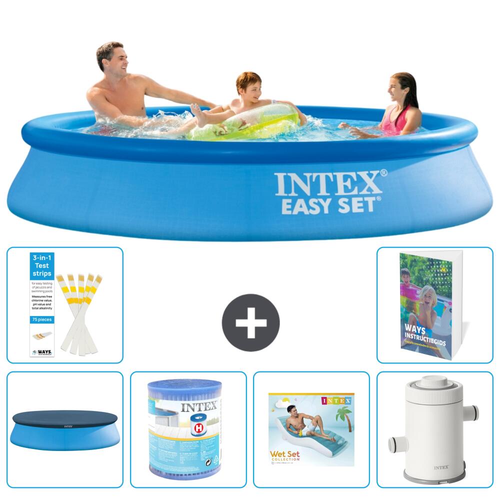INTEX Basen Easy Set Okrągły - 305x61 cm - 7-częściowy S113