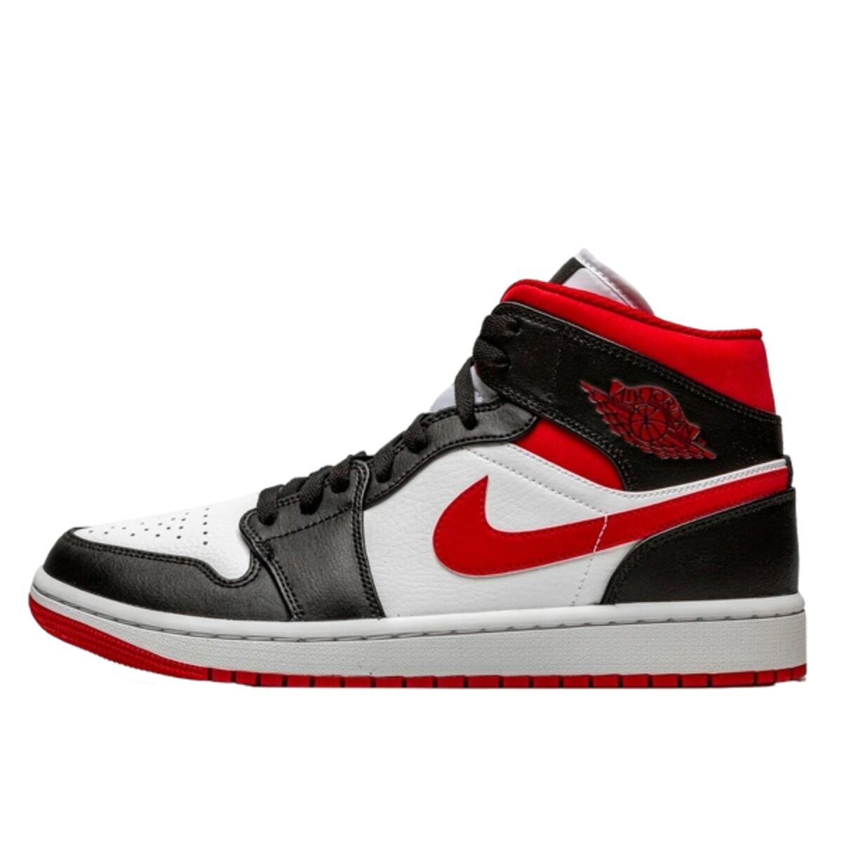 Air Jordan 1 Mid Gym Red Black White