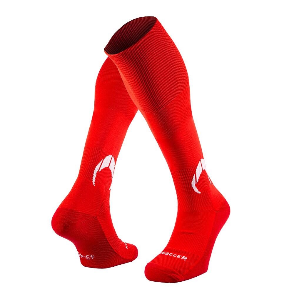 Skarpety piłkarskie dla bramkarza Pro Keeper dla dorosłych kolor czerwony