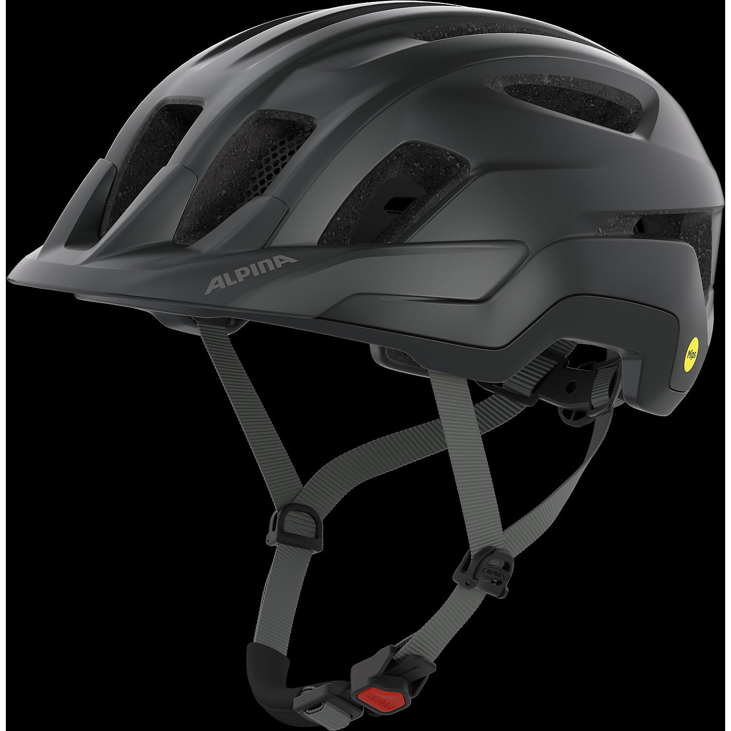 Olympic Sportswear Alpina Paranus MIPS kask miejski 59-62 matowy czarny