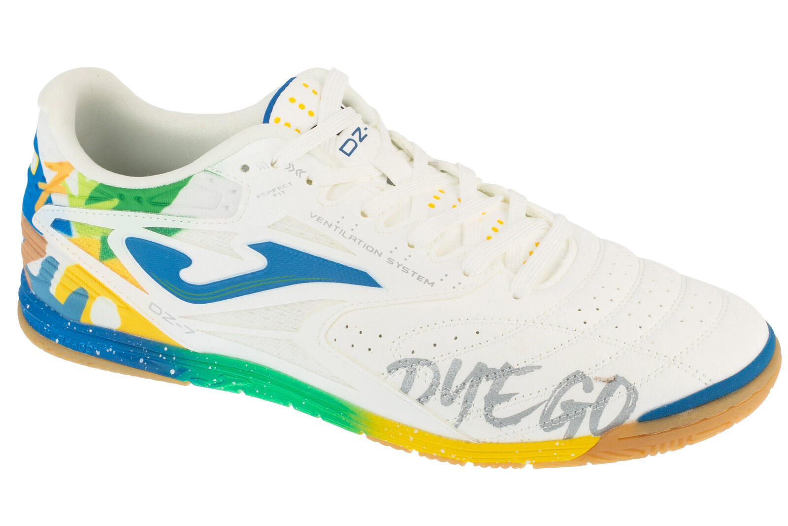 Buty halowe do piłki nożnej męskie, DZ-7 DZ7W 25 IN