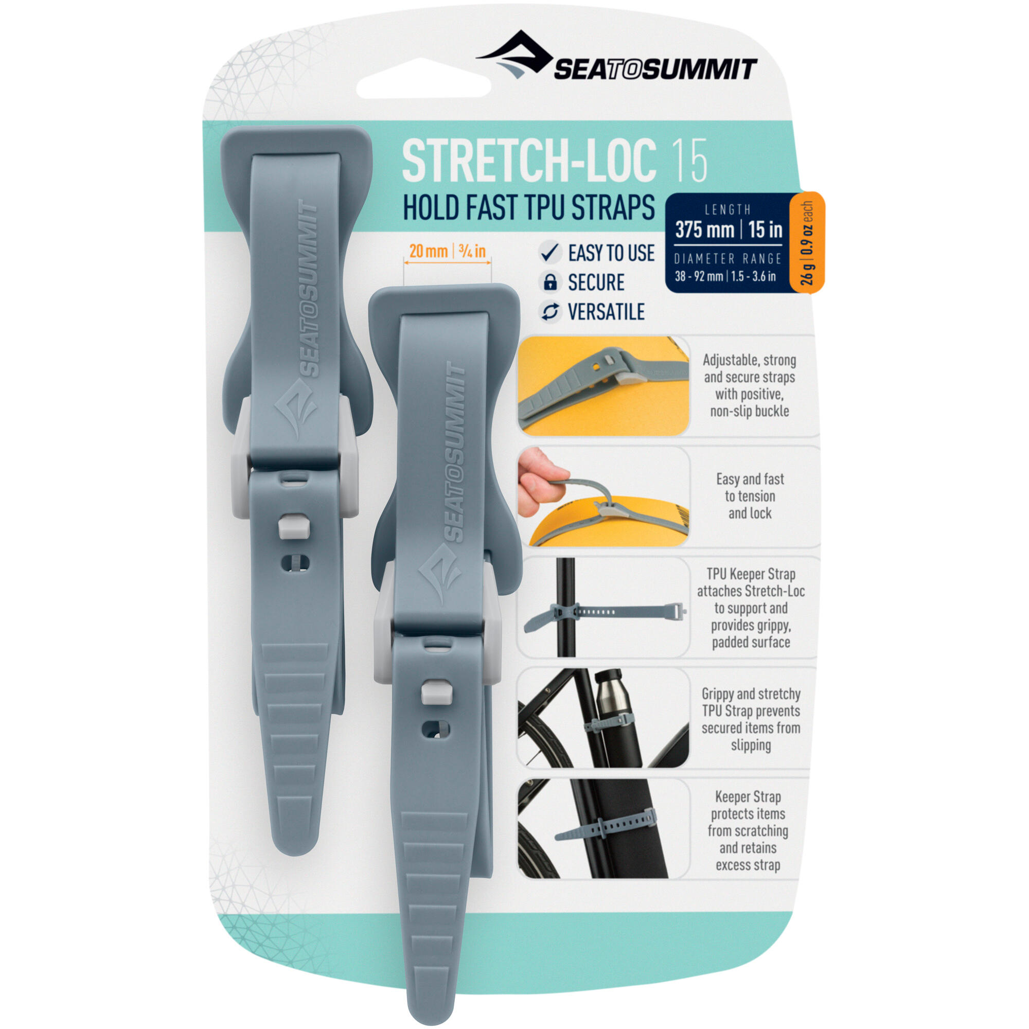 Paski mocujące SEA TO SUMMIT Stretch-Loc