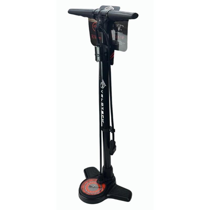 Pompa rowerowa Velotech z manometrem warsztatowym