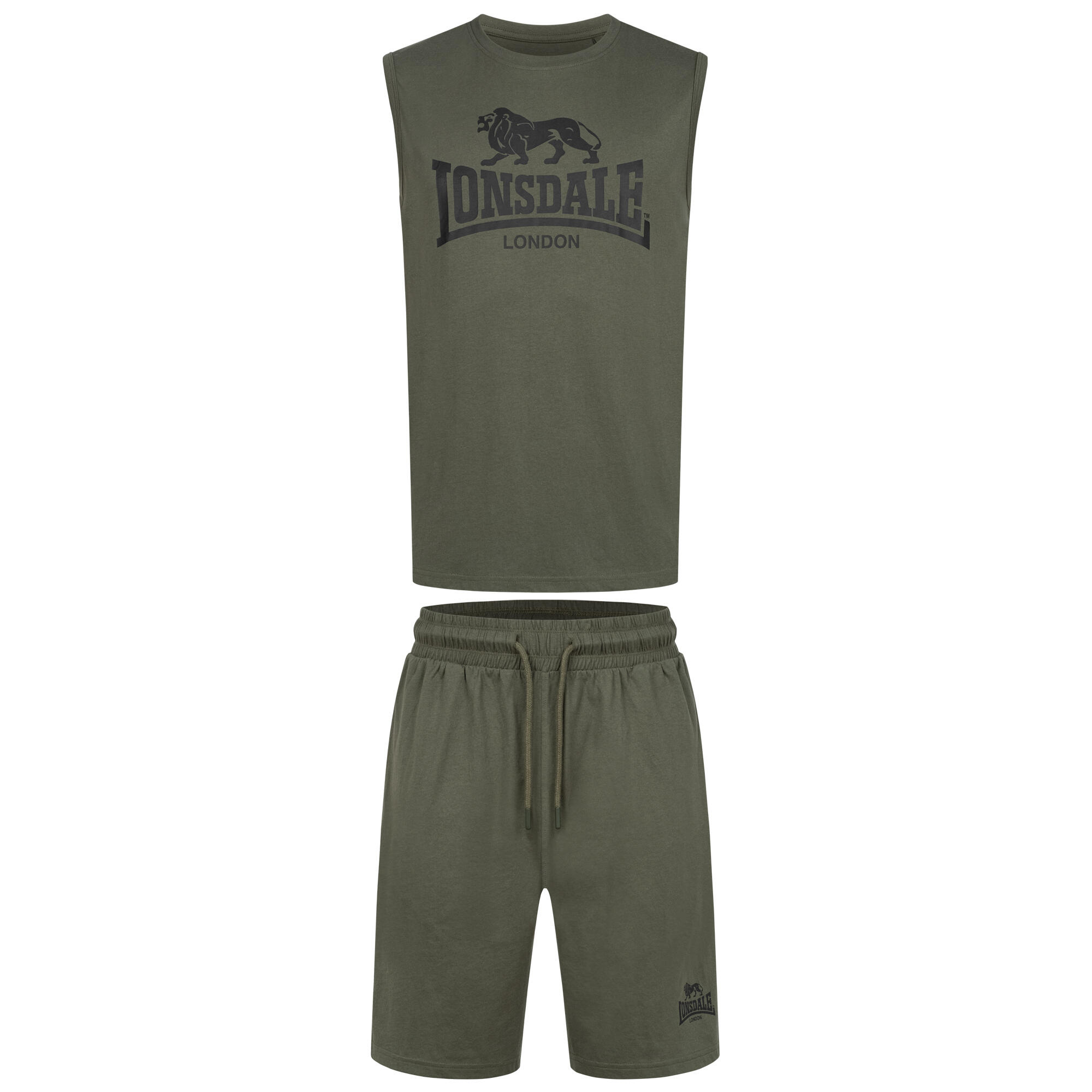 Tank top i zestaw szortów Lonsdale Allanton